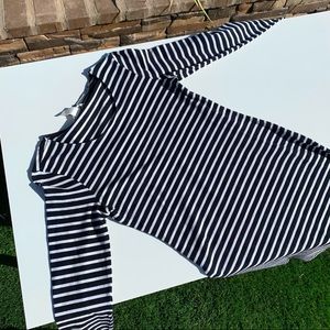 H&M STRIPPED BODYCON DRESS